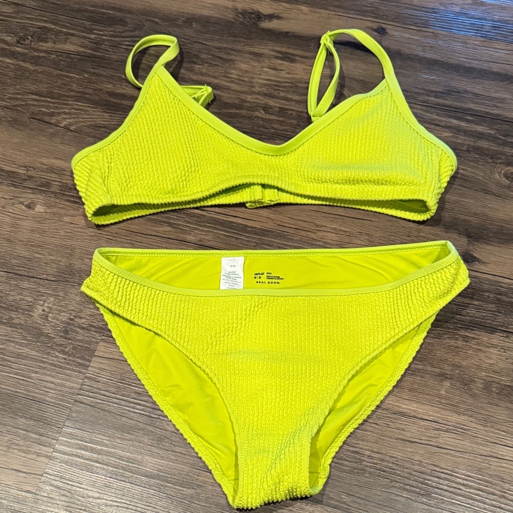 Aerie Vibrant Neon Bikini Set